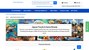 Top Jigsaw Puzzle Brands - Puzzle Warehouse - puzzle manufacturer