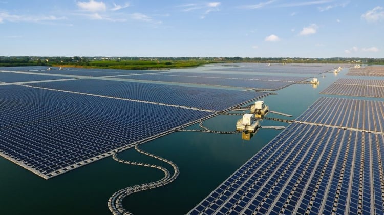 A relevant stock photo of pv solar panels china in a typical setting.