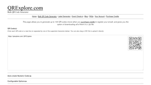 Bulk QR Code Generator - QRExplore - qr code generator bulk