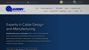 Experts in Cable Design and Manufacturing | Quabbin Wire & Cable - best ethernet cable company
