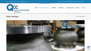 Steel Castings Made and Machined In The USA - Quaker City Castings - steel castings manufacturer