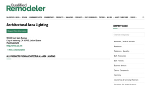 Architectural Area Lighting - QUALIFIED REMODELER - architectural area lighting company