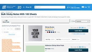 Bulk Sticky Notes With 100 Sheets - Quality Logo Products - sticky notes bulk