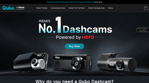 Qubo Car Dashcams by Hero Group - Best Dashboard Camera - Qubo - qubo dash cam company