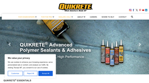 Largest Manufacturer of Packaged Concrete | QUIKRETE: Cement and ... - concrete manufacturer