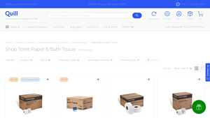Shop Toilet Paper & Bath Tissue - Quill.com - bathroom tissue paper bulk