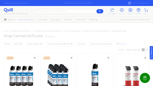 Shop Canned Air/Duster - Quill.com - compressed air can bulk