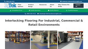 R-Tek Manufacturing | Interlocking Flooring For Industrial ... - interlocking floor tiles factory