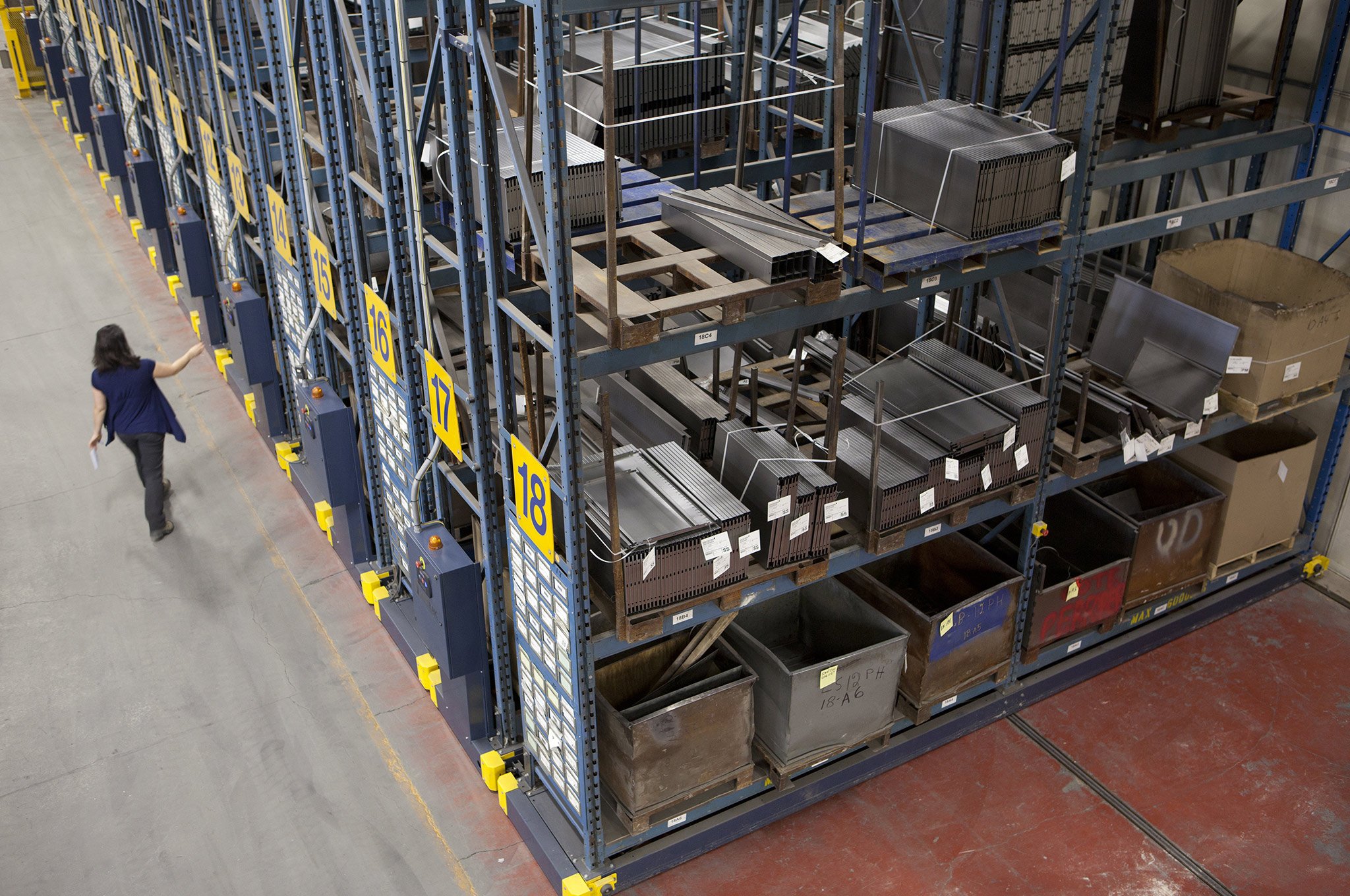 A relevant stock photo of Racking Manufacturers in a typical setting.