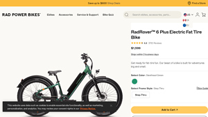 RadRover™ 6 Plus Electric Fat Tire Bike - Rad Power Bikes - electric fat bike factory
