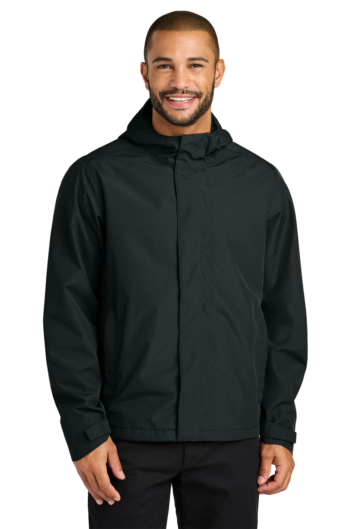 A relevant stock photo of rain jacket manufacturer in a typical setting.