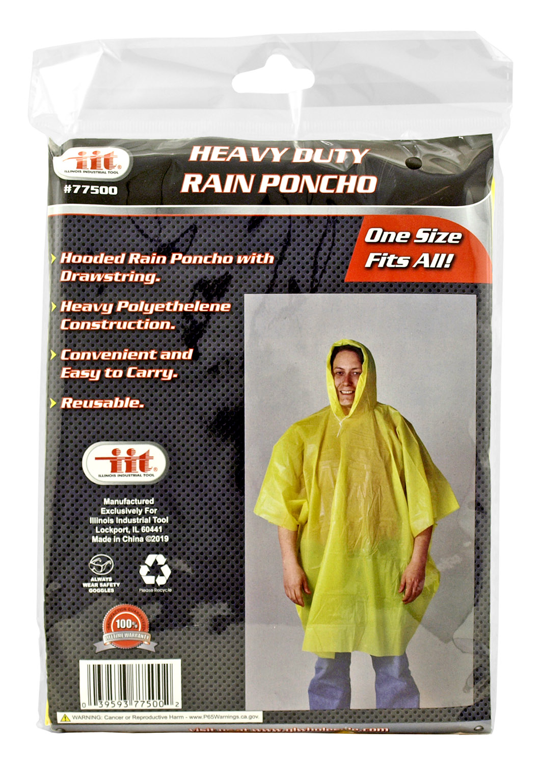 A relevant stock photo of rain poncho manufacturer in a typical setting.