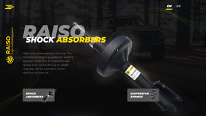 Raiso shock absorbers - High-tech spare parts for your car - sweden shock manufacturer