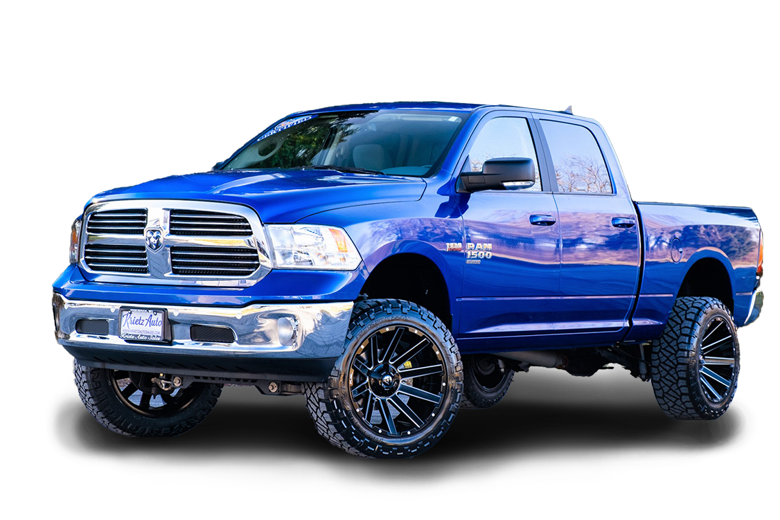 A relevant stock photo of ram 1500 classic custom in a typical setting.