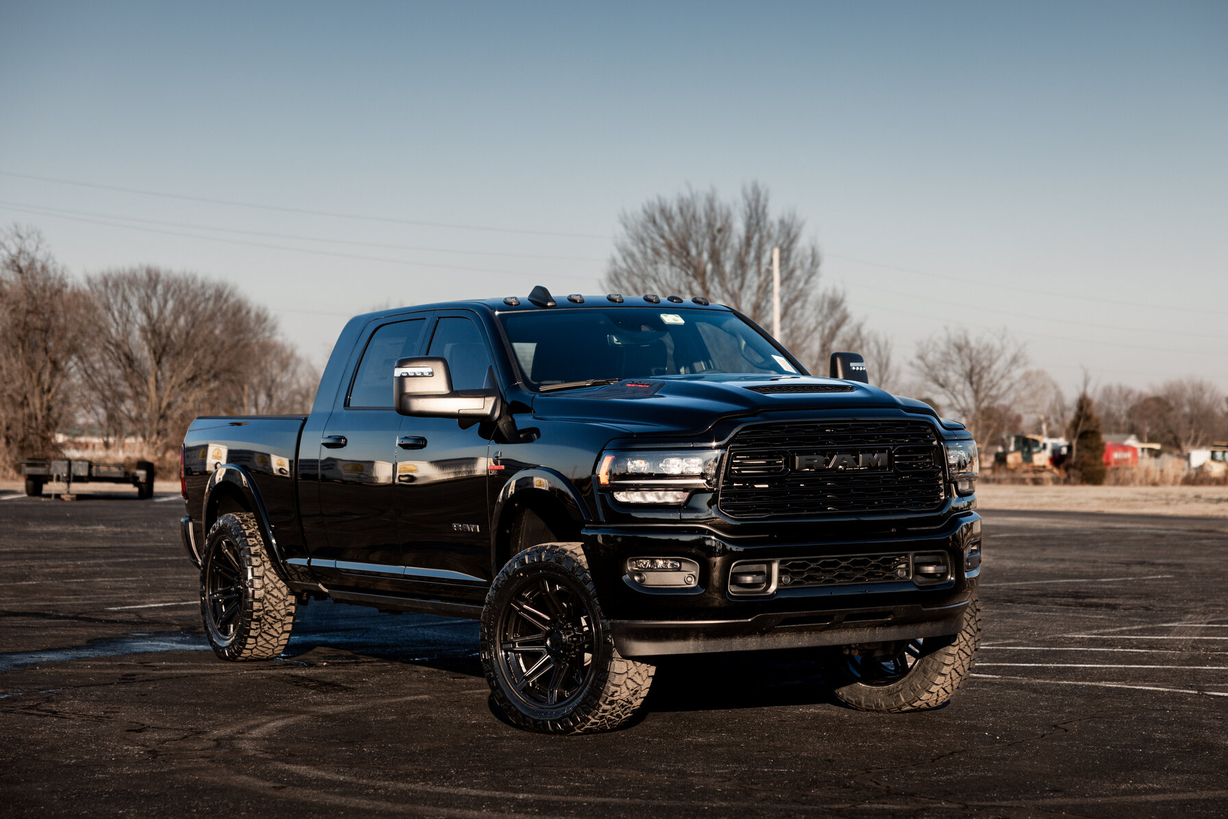 A relevant stock photo of ram 2500 custom in a typical setting.
