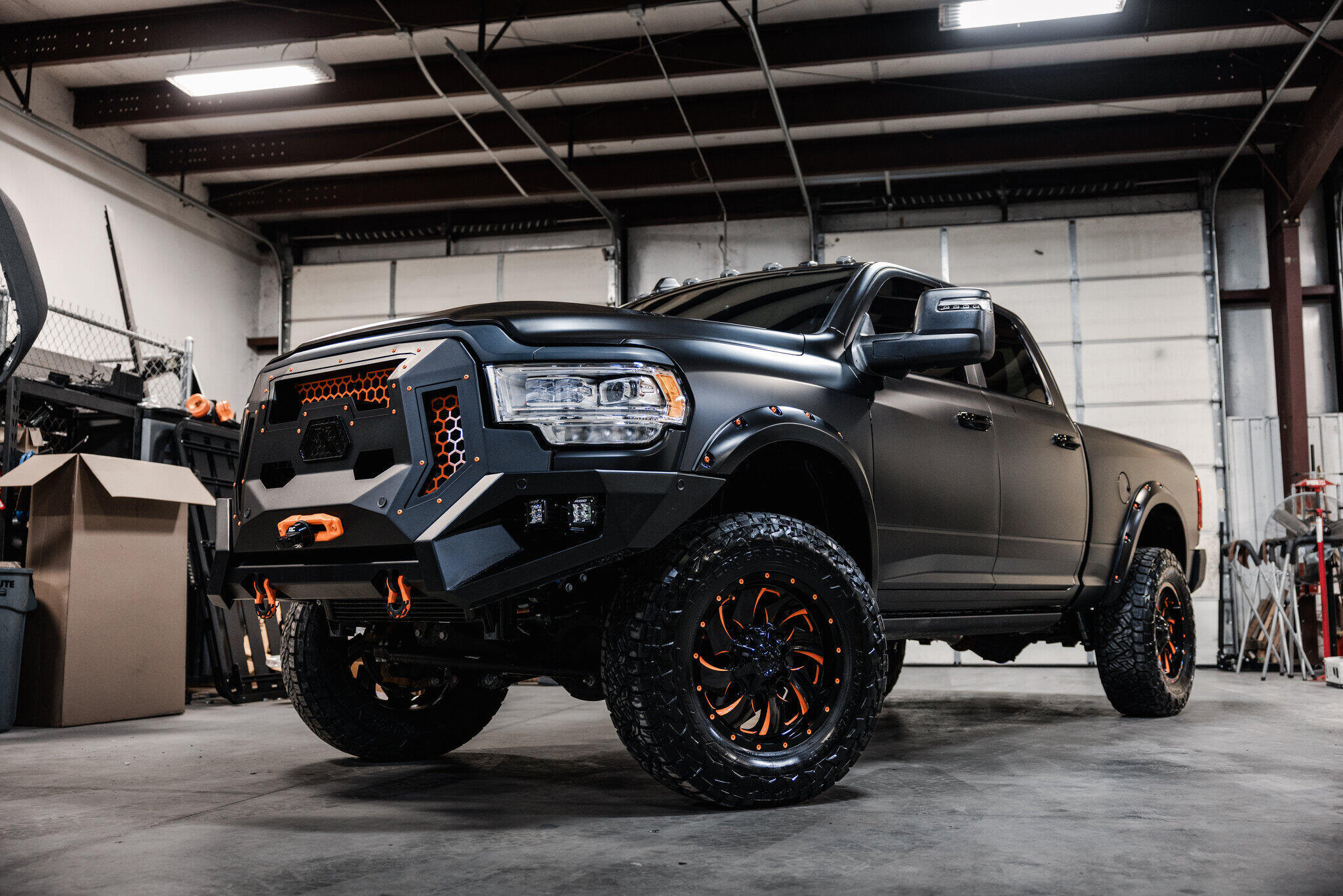 A relevant stock photo of ram 2500 custom in a typical setting.