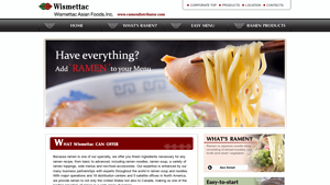 Ramen Distributor - Wismettac Asian Foods | Shirakiku Brand - ramen noodles manufacturer