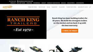 Home - Ranch King Trailers - trailer manufacturer values