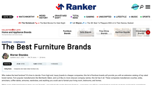 40+ Best Furniture Brands - Ranker - best furniture manufacturer