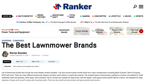 Best Lawnmowers Brands | List of Best Lawnmower Companies - Ranker - lawn mower manufacturer