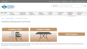 Outdoor Restaurant Furniture & Bar Tables - lawn furniture wholesale