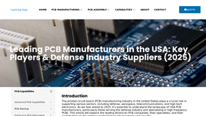 Leading PCB Manufacturers in the USA: Key Players & Defense ... - RayMing - usa pcb manufacturer