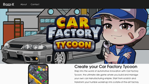 Car Factory Tycoon — Razz-X - car manufacturer game