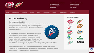 RC Cola History - rc cola manufacturer