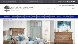 Real Wood Furniture in Virginia | Furniture Store - unfinished furniture factory
