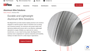 Aluminum Wire | Rea Magnet Wire Inc. - aluminum wire factory