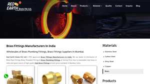 Brass Fittings Manufacturers In India - Redearth Steels - brass fittings manufacturer