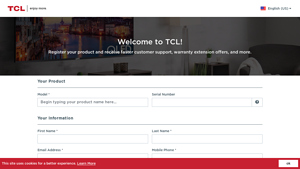 Welcome | TCL - tcl manufacturer warranty
