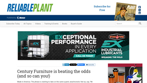 Century Furniture is beating the odds (and so can you!) - century furniture manufacturer
