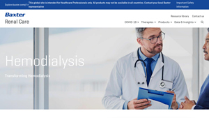 Hemodialysis - Baxter Renal Care - baxter manufacturer