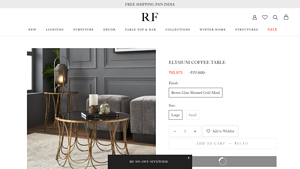 ELYSIUM COFFEE TABLE - Renovation Factory - metal coffee table factory