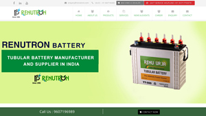 Tubular Battery Manufacturer and Supplier in India - Renutron - tubular battery company