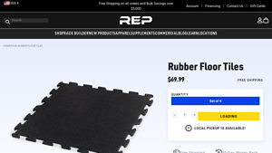 Rubber Floor Tiles - REP Fitness - rubber tiles factory