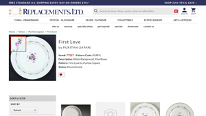 Puritan (Japan), First Love | Replacements, Ltd. - first love manufacturer