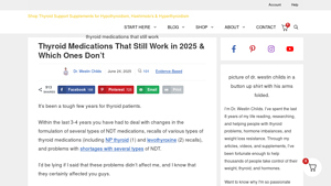 Thyroid Medications That Still Work in 2025 & Which Ones Don't - armour thyroid manufacturer website