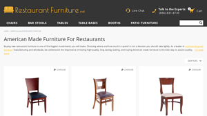 American Made Furniture for Sale – Chairs, Tables & Booths - restaurant furniture factory