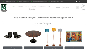 Retro Furniture and Vintage Furniture shop in London - retro furniture company