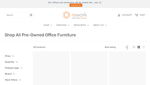 Preowned Office Furniture for Sale | Rework - used office furniture company
