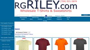Closeout T-Shirts Wholesale | Cheap Bulk Tee Shirts ... - RGRiley.com - tshirt bulk