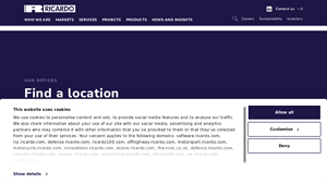 Locations | Contact us | Ricardo - ricardo luggage manufacturer