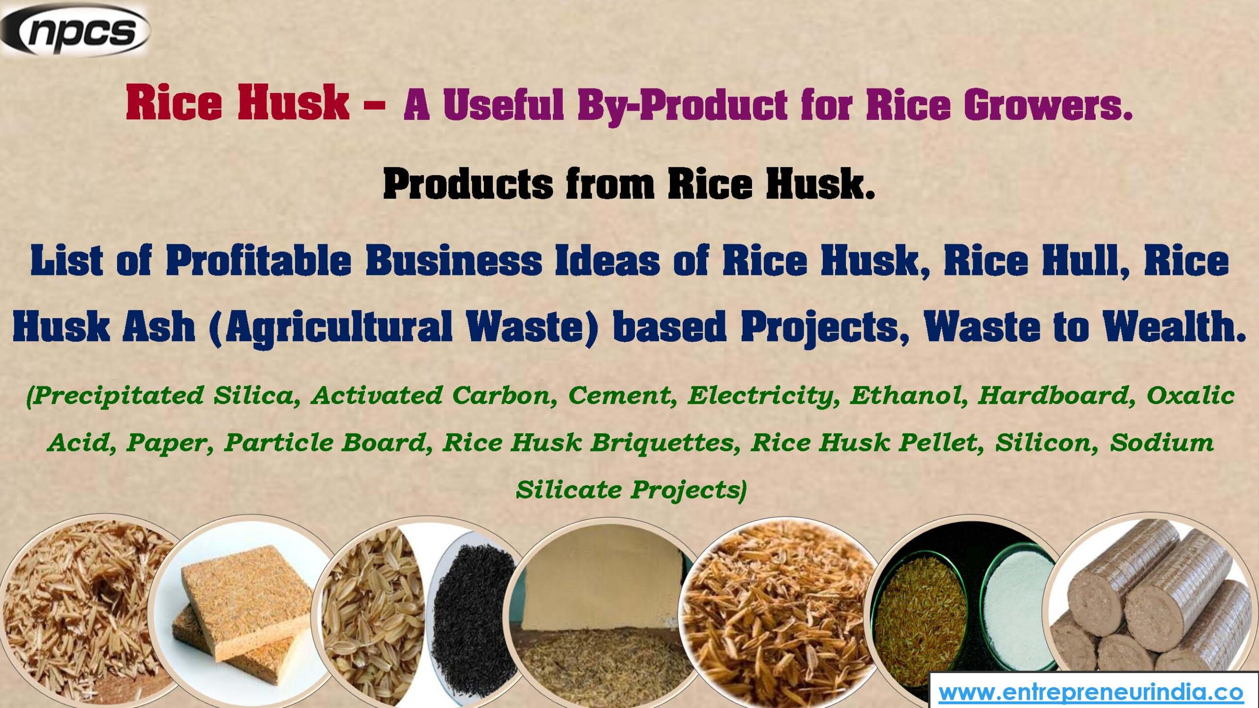 A relevant stock photo of rice husk supplier in a typical setting.