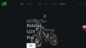 Ridstar Official Store | Home - 1000w electric bike factory