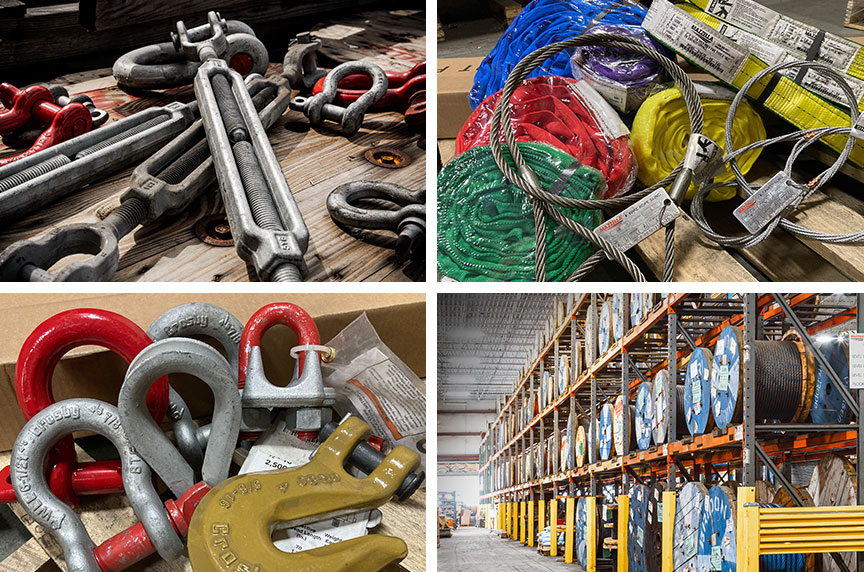 A relevant stock photo of rigging equipment supplier in a typical setting.