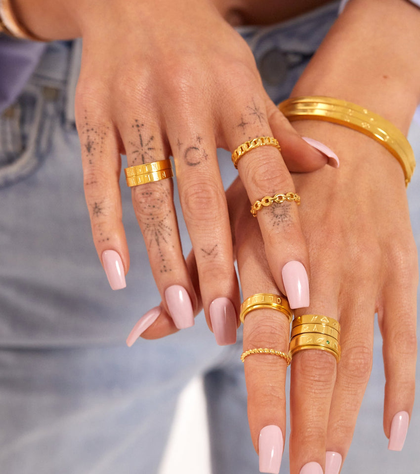 A relevant stock photo of rings custom in a typical setting.