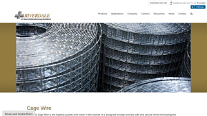 Cage Wire - Riverdale Mills Corporation - hum wire caging machine manufacturer