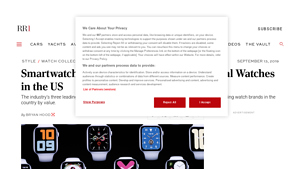 Smartwatches are Now Outselling Traditional Watches in the US - top 10 smart watches company